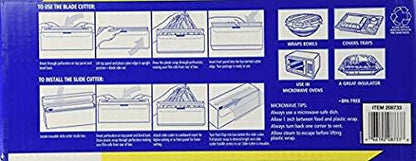 Kirkland Signature Plastic Food Wrap - 6000 SQ. FT (2 Pack, 12" x 3000 SQ. FT Each)