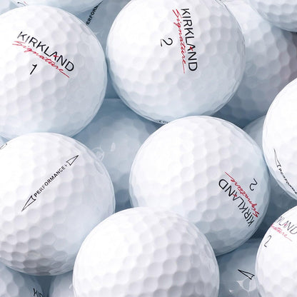 Kirkland Signature V3.0#1654518 Performance Plus 3-Piece Urethane Covered Golf Ball (2 Dozen, 24 Balls) | usga certified, urethane cover, low compression, all weather, greenside spin, 2 dozen value, tournament approved