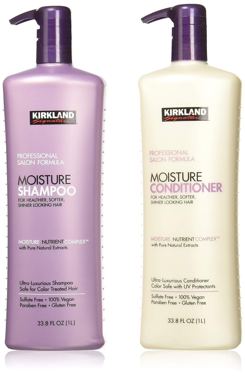 Salon Formula Moisture Shampoo 33.8 Oz & Conditioner 33.8 Oz