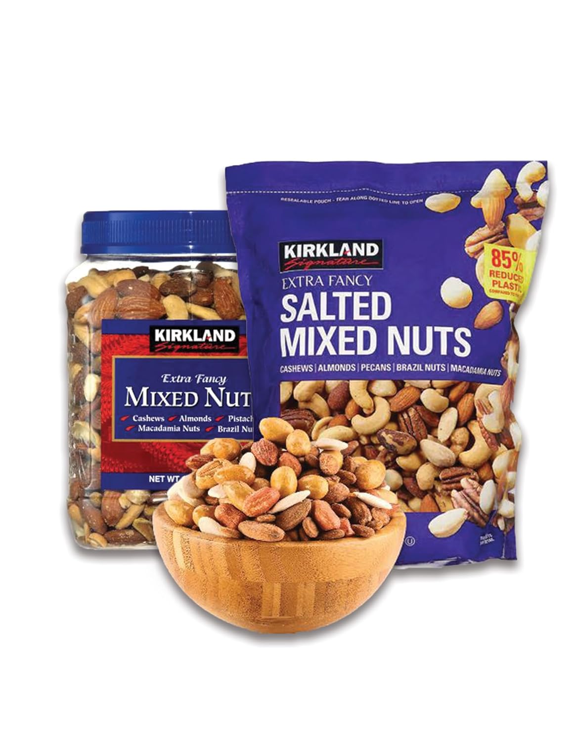 Kirkland Signature dCPnFB Fancy Mixed Nuts, 40 Ounce (2 Pack)