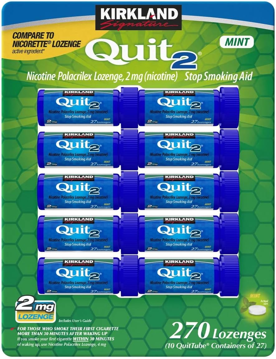 Kirkland Signature Quit Lozenges 2mg., 270 Pieces