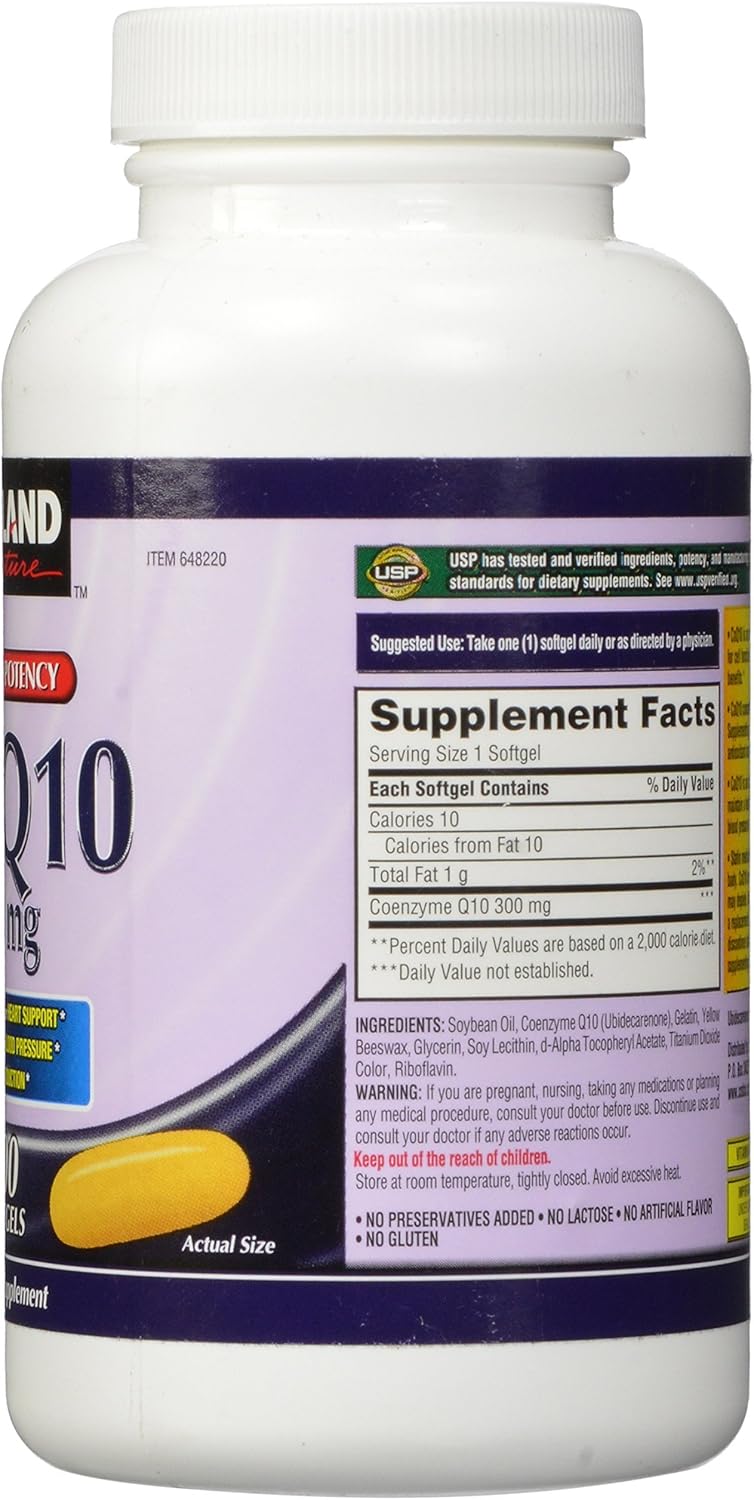 Kirkland Signature COQ10 100 Softgels, 300 mg, 6.4 Ounce