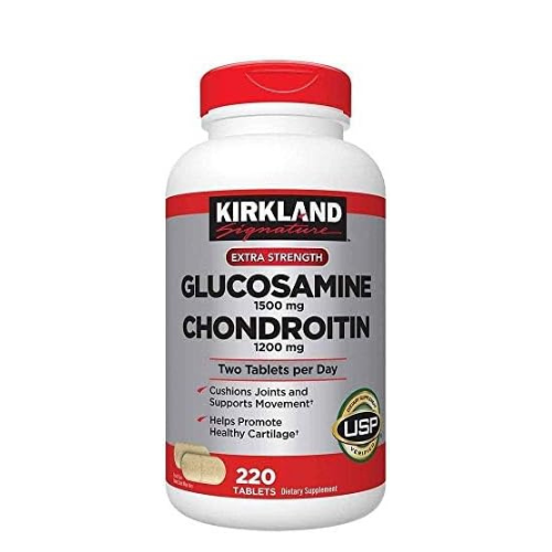 KIRKLAND Signature Extra Strength Glucosamine 1500 mg Chondroitin 1200 mg 220 Tablets
