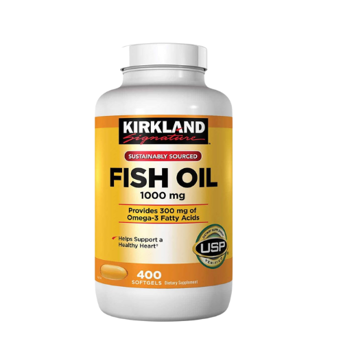 Kirkland Signature Fish Oil 1000 mg, 400 Softgels (2 Pack)