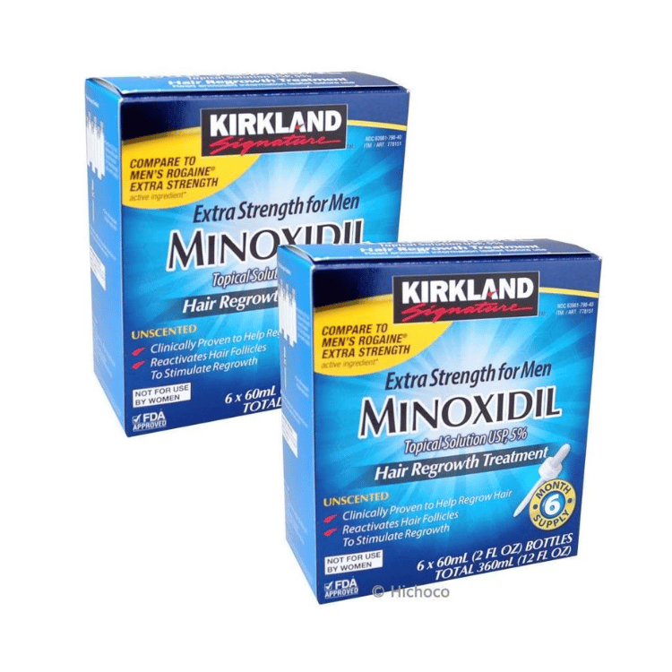 Kirkland Minoxidil 5% Extra Strength Men Hair Regrowth (12 Month Supply)